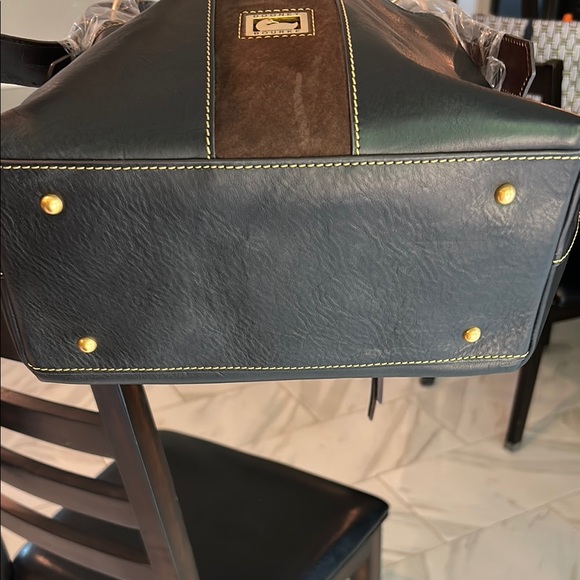 Dooney & Bourke Brown Leather Maya Hobo Bag - Picture 8 of 9